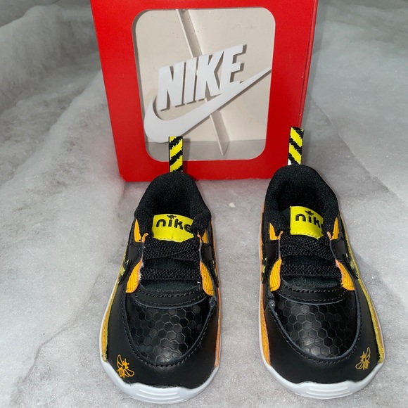 Nike Max 90 crib toddler (boy) soft bottom sneakers - Picture 2 of 4